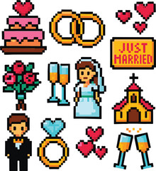 wedding-icon-set.-eps-10-illustration
