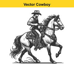 Western Cowboy Command: Reining Horse with Fierce Focus