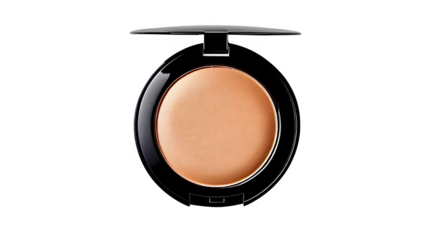 Isolated compact powder on a white background