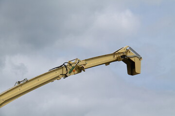 The Telescopic Arm of an Agricultural Transfer Chute.