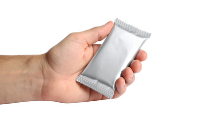 Hand holding a protective barrier, promoting safe and healthy practices