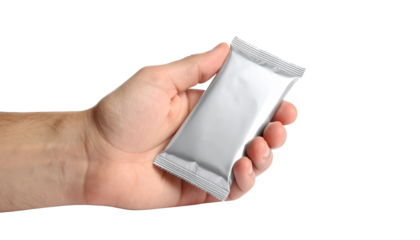 Hand holding a protective barrier, promoting safe and healthy practices