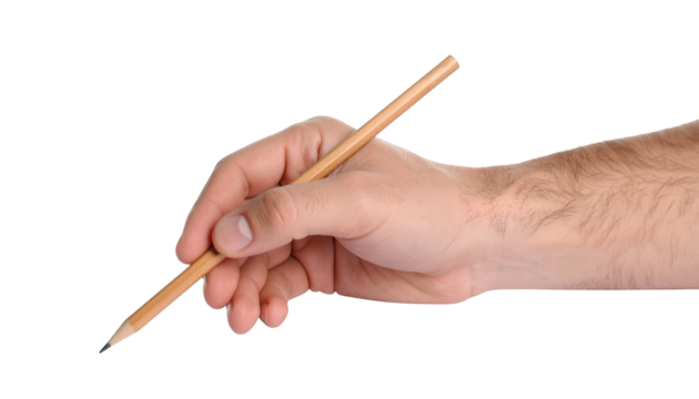 The art of precision, a hand gently holds pencil, ready to create