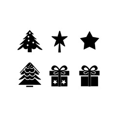 Colorful Christmas Vector Icons