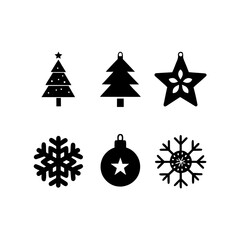 Christmas Clip art Elements Vector Set