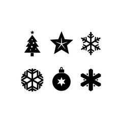Holiday Ornament Elements Vector Illustration