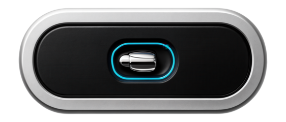 Oblong inspection hatch with anodized aluminum frame and quick-release latch