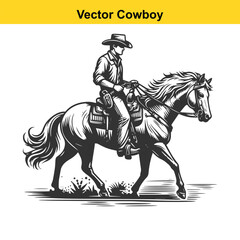 Western Cowboy Command: Reining Horse with Fierce Focus