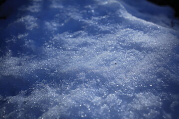 Obraz premium Blue snow background