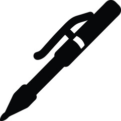Elegant black pen illustration for writing signing and creative projects simple and impactful visual asset ideal for designers and creatives