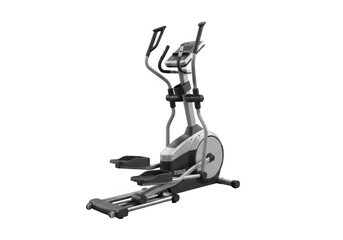 Elliptical exercise machine isolated on transparent background