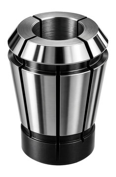 High-precision spring collet for a grinding machine in an aerospace manufacturing plant