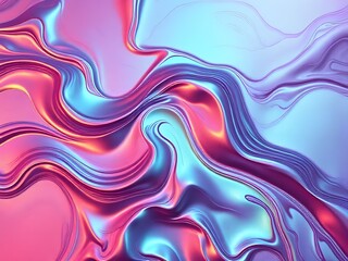 Fototapeta premium Abstract colorful wave pattern with a bright, seamless swirl design for modern art illustration and vibrant wallpaper