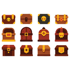 Antique Treasure Chest Graphics