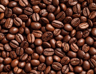 Fototapeta premium Close-up of roasted coffee beans