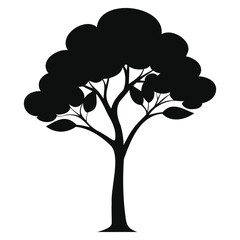 Natural Tree Silhouette Graphics