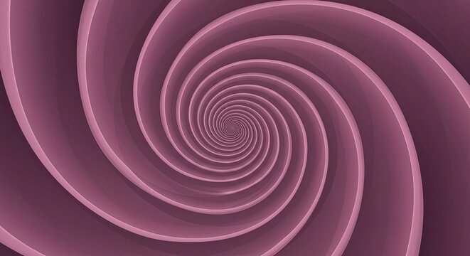 Abstract Pink Spiral Vortex: A Hypnotic Illusion of Depth and Movement in a 3D Rendering