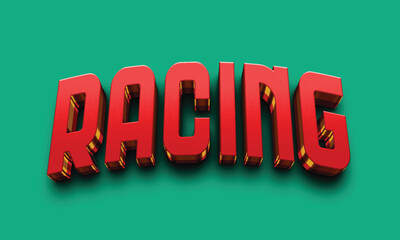 3d text effect design