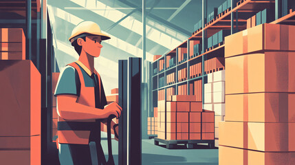 workers in warehouse