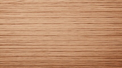 Naklejka premium Close-up view of warm light brown wooden material with visible grain patterns, fine details, natural texture,