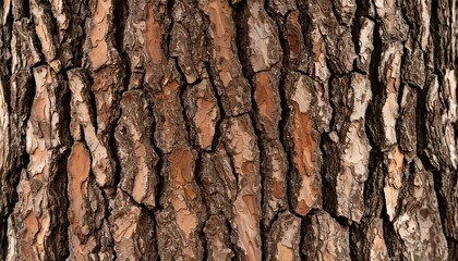 Obraz premium Close-up of rough tree bark texture