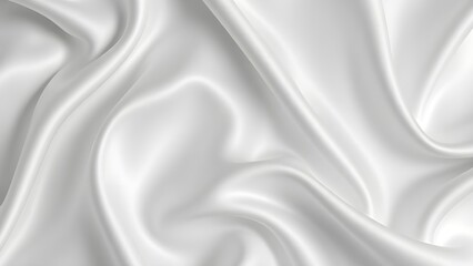 Fototapeta premium 흰색 실크 빛나면서 흐르는 느낌의 촬영 배경지It's a background where white silk shines and flows