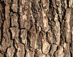 Close-up of rough tree bark