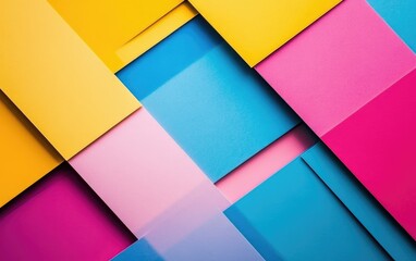 Abstract colorful geometric pattern of seamless square tiles