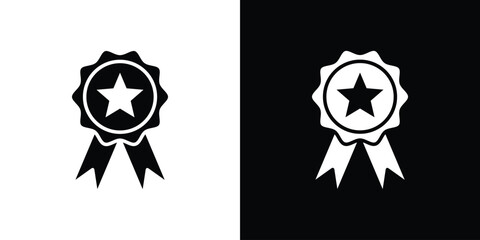 Medal icon. Vector Template. Concept Icon flat design.