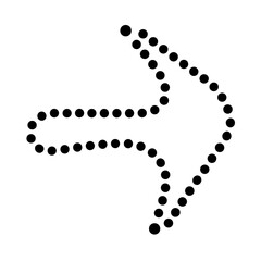 Isolated black and white arrows form a heart shape, symbolizing love