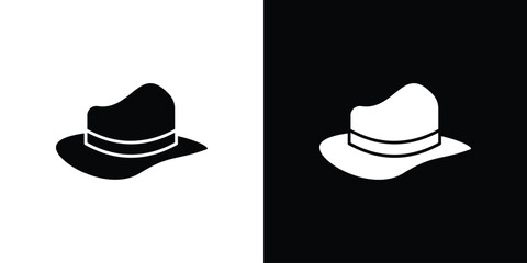 Hat icon. Vector Template. Concept Icon flat design.