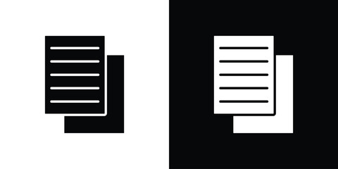 Duplicate icon. Vector Template. Concept Icon flat design.