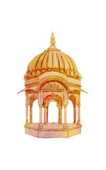 Chharti - Semi-open, Elevated, Dome-Shaped architecture Rajasthan 