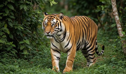 Obraz premium tiger in the zoo