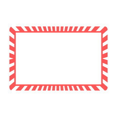 Fototapeta premium Vintage Red Sunburst Frame with Decorative Label Shape