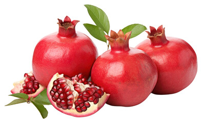 PNG Pomegranates produce fruit plant.