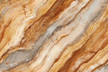 5. abstract top view of onyx mineral textures, earthy tones of beige, brown and gold