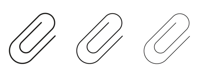 Paperclip icon symbol for Info Graphic, Design Elements and Websites