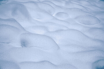 Fototapeta premium Snow Drifts In Winter Monochrome Image