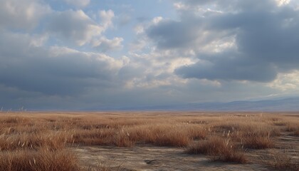 clouds over the forest