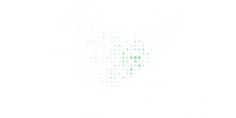 Light Blue, Green vector red banner with set of circles, dots. Donuts Background. Creative Design Template. Technological halftone illustration.