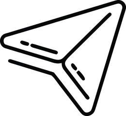 Minimal breadcrumb navigation arrow vector icon for UI path, Breadcrumb navigation arrow icon, UI breadcrumb arrow vector, Navigation breadcrumb arrow symbol