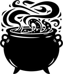 Halloween Brew Pot SVG Art