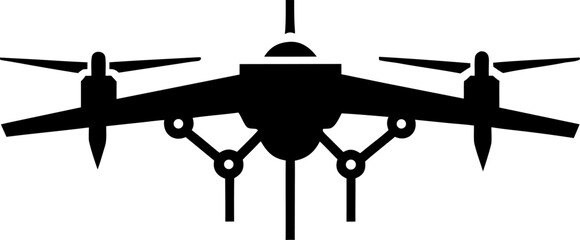 Unmanned Aerial Vehicle UAV Silhouette