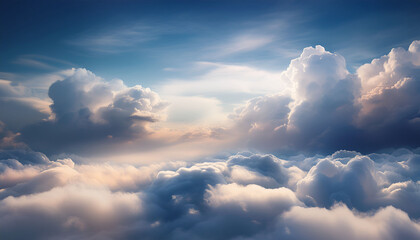 Obraz premium abstract background with clouds and fog soft lighting creating a dreamy atmosphere