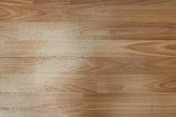 Worn and scratched laminate parquet surface with wooden pattern, abstract repair backdrop