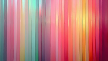 vertical pastel rainbow wooden planks with textured grain pattern for abstract backgrounds or spring designs