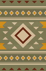 Picnic rug with simple geometric pattern and seamless design.