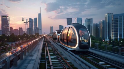 
Save to Library Download Preview Preview Crop Find Similar File #: 1072830325 Innovative transportation systems transform urban skylines into sustainable smart cities