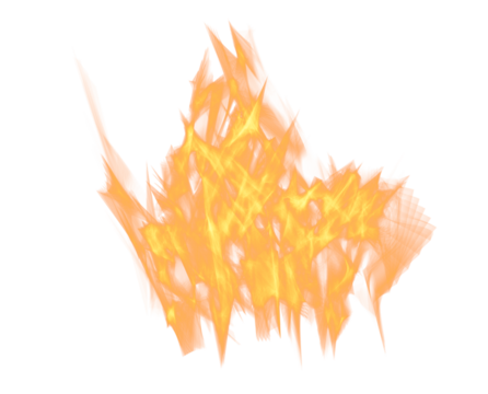 PNG fire flame burst with high contrast detail for cinematic effects and digital artwork enhancement. - Powered by Adobe